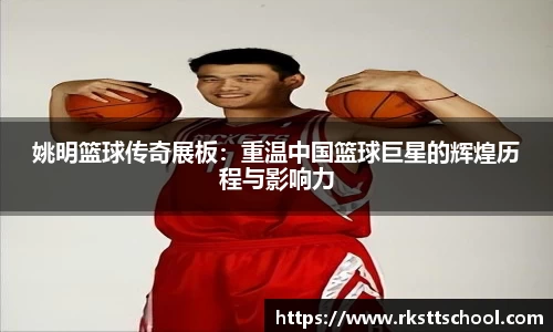姚明篮球传奇展板：重温中国篮球巨星的辉煌历程与影响力